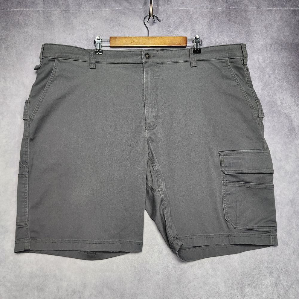 Duluth Trading Co. Gray‎ Carpenter Shorts Mens size 46 Relaxed Fit Gusset Work